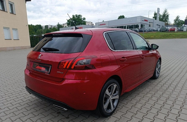 Peugeot 308 cena 51500 przebieg: 166000, rok produkcji 2017 z Góra małe 742